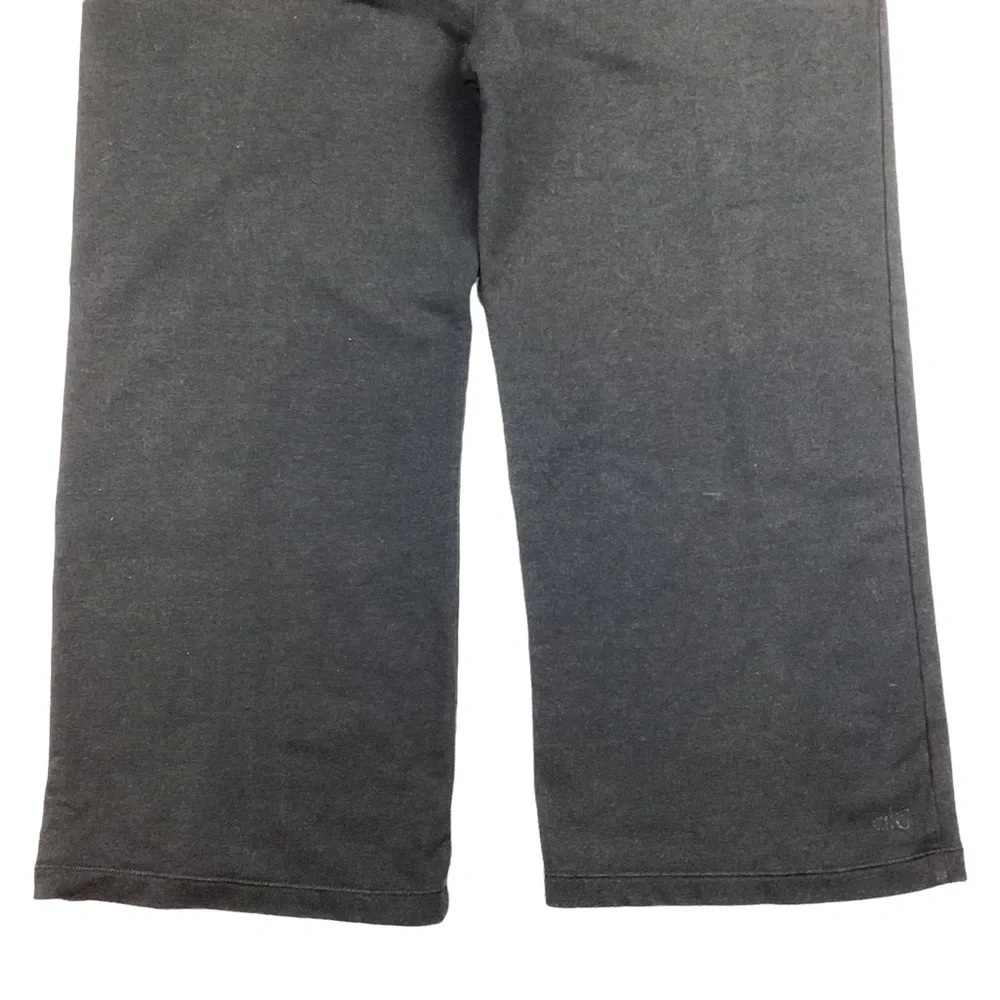 ALO Black Capri Jogger Straight Leg